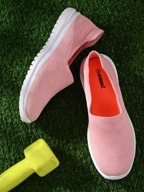 

AfroJack Women Pink Solid Walking Shoes