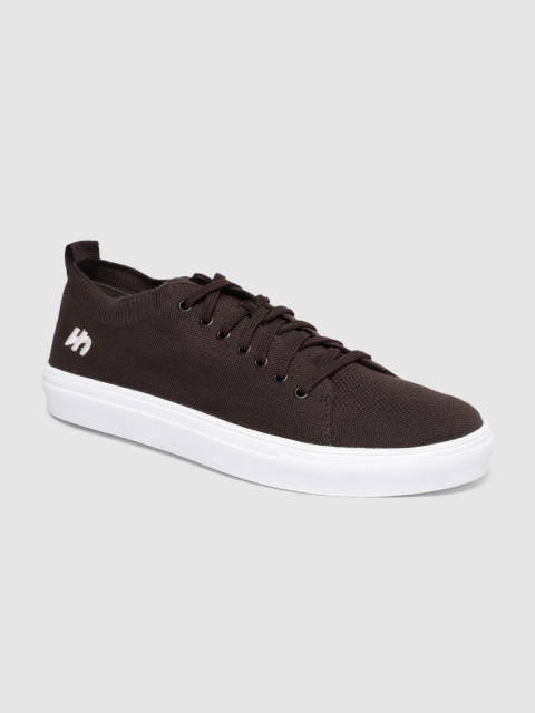 

Flatheads Men Brown Solid Bamboo Fibre Antibacterial Regular Sneakers