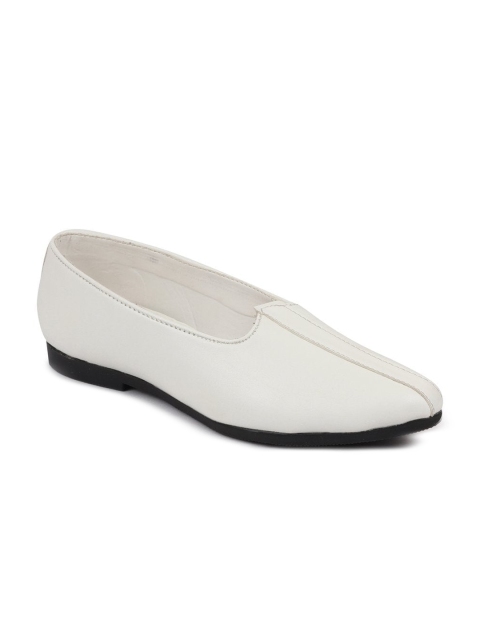 

FAUSTO Men White PU Slip-On Sneakers