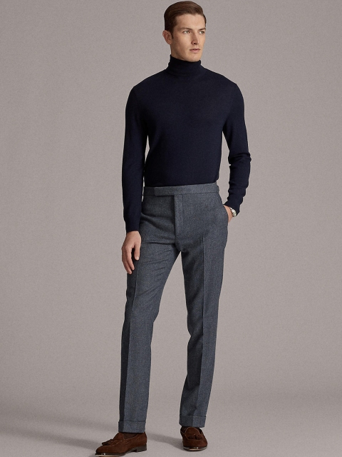

Polo Ralph Lauren Men Grey Melange Custom Trousers