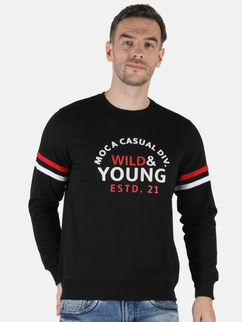 

Monte Carlo Men Black Printed Sweatshirt