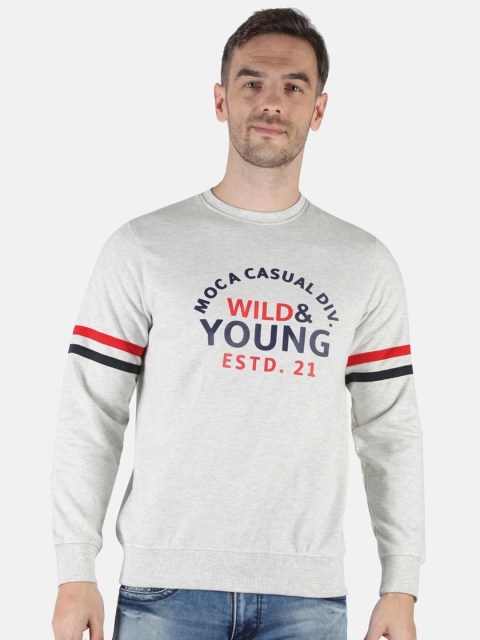 

Monte Carlo Men Grey Printed Sweatshirt