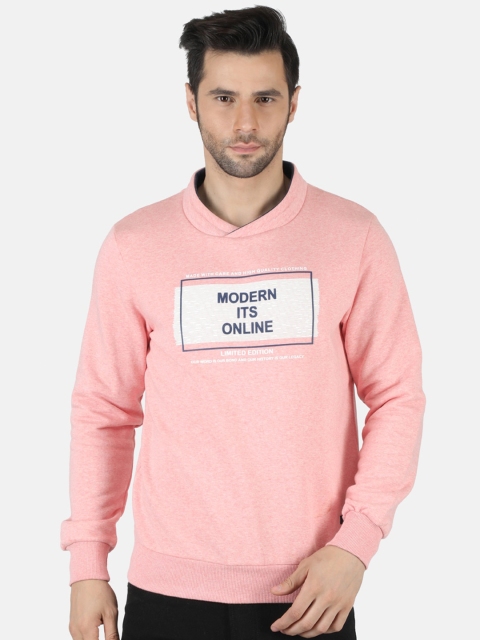 

Monte Carlo Men Pink Printed Sweatshirt