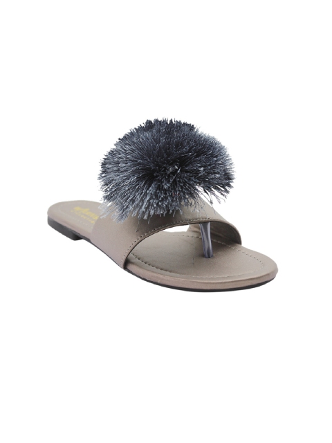

WALK N STYLE COLLECTION Women Grey Open Toe Flats