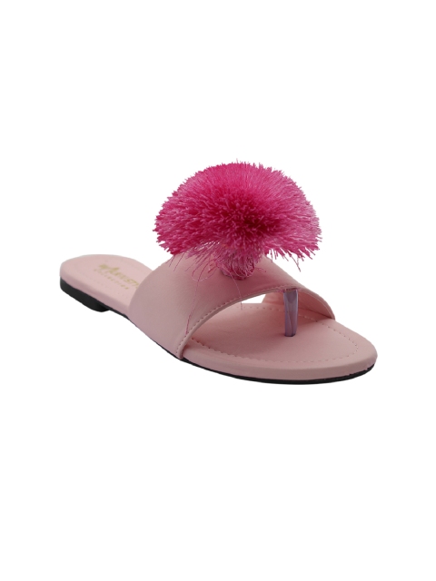 

WALK N STYLE COLLECTION Women Pink Open Toe Flats