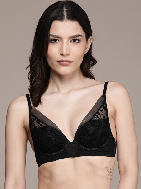 

Calvin Klein Underwear Black Bra Underwired Heavily Padded Bra