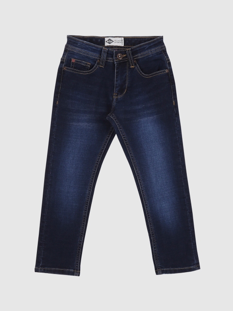 

Lee Cooper Boys Blue Heavy Fade Cotton Jeans