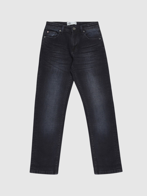 

Lee Cooper Boys Blue Regular Fit Heavy Fade Stretchable Jeans