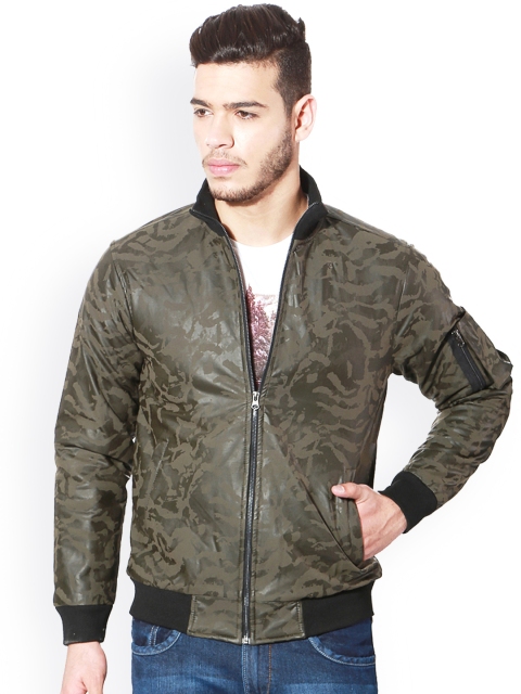 

People Green Patterned Jacket