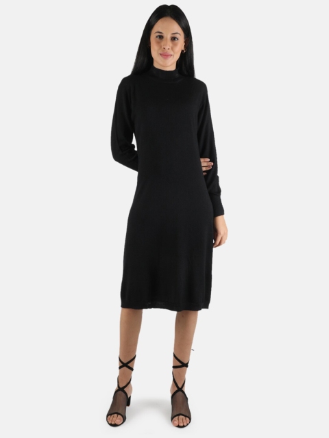 

Monte Carlo Women Black Solid Pure Wool Pullover