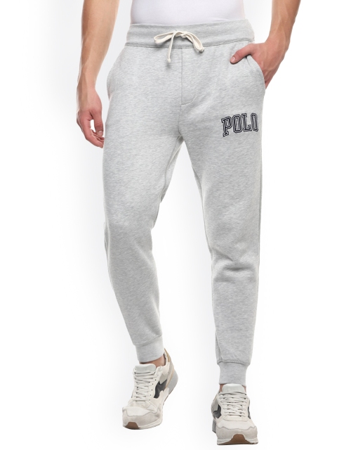 

Polo Ralph Lauren Men Grey Solid Pure Cotton Joggers