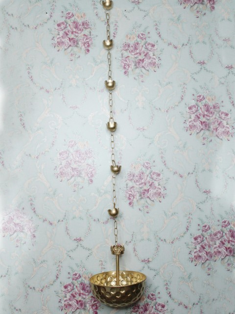 

Wonderland Gold-Toned Hanging Urli Diya