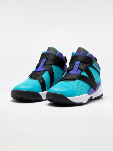 

TARMAK By Decathlon Unisex Kids Turquoise Blue Basketball Non-Marking Shoes