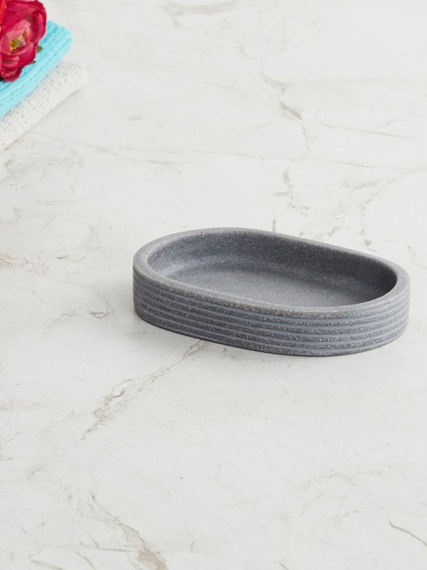 

Home Centre Grey Urban Chic Textured Polyresin Soap Dish
