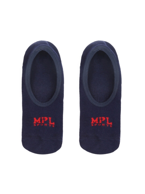 

MPL SPORTS Men Navy Blue Self Design Ankle Length Socks