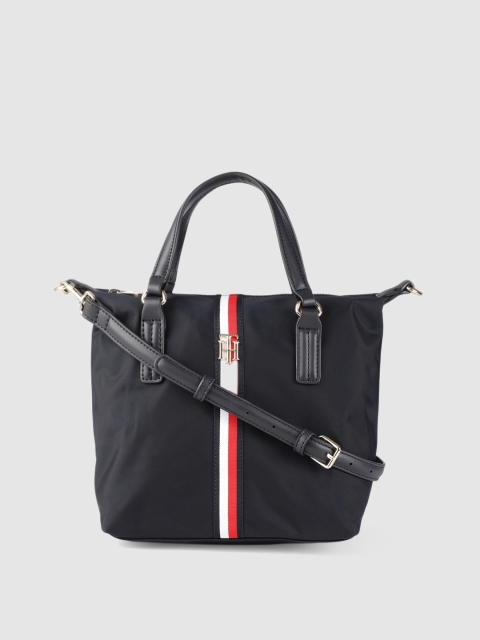 

Tommy Hilfiger Navy Blue Structured Handheld Bag