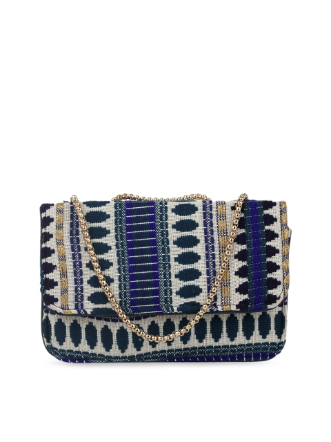 

gaura pakhi Off White Structured Sling Bag