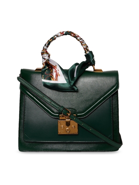 

ALDO Green Structured Handheld Bag