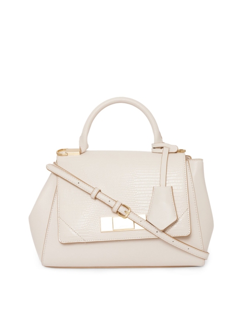 

ALDO Off White Structured Handheld Bag