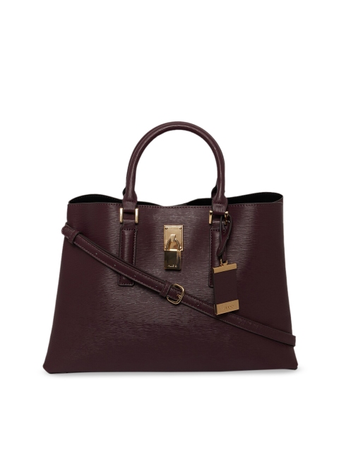 

ALDO Red Structured Handheld Bag