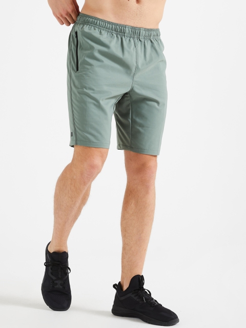 

Domyos By Decathlon Men Green Sports Training Shorts
