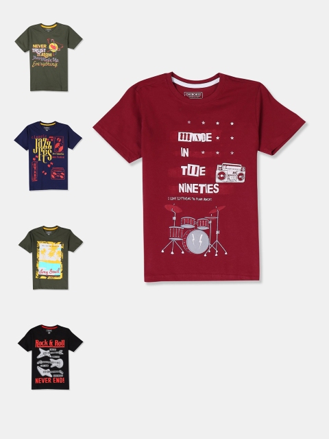 

Cherokee Boys Assorted 5 Printed Applique T-shirt