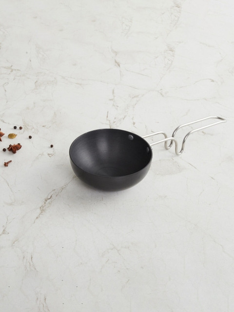 

Home Centre Black Solid Hard Anodised Tadka Pan
