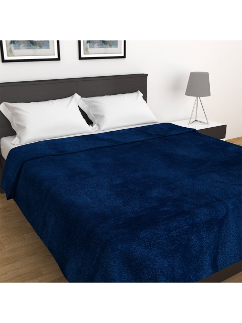 

Home Centre Navy Blue Mild Winter 210 GSM Single Bed Blanket