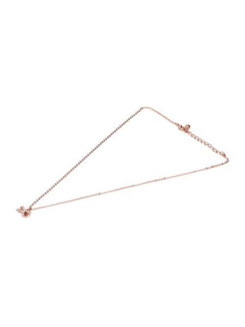 

Ted Baker Women Rose Gold Bow Pendant Chain Necklace