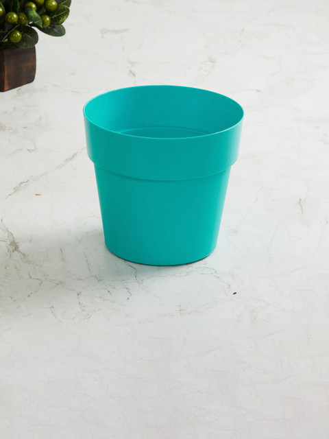

Home Centre Teal Blue Solid Planter
