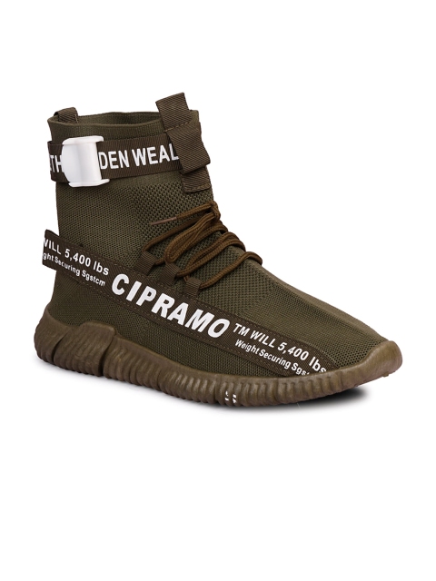

CIPRAMO SPORTS Men Green Printed Trekking Shoes