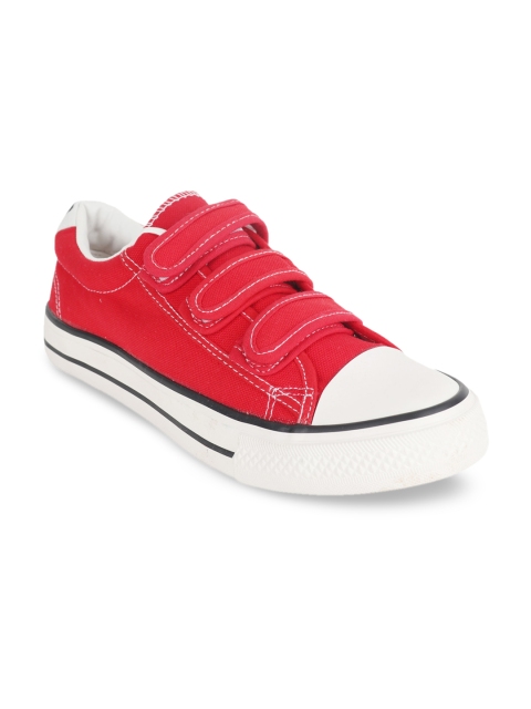 

CIPRAMO SPORTS Men Red & White Colourblocked Sneakers