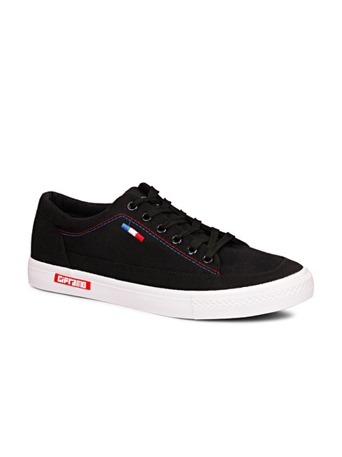 

CIPRAMO SPORTS Men Black Woven Design Sneakers