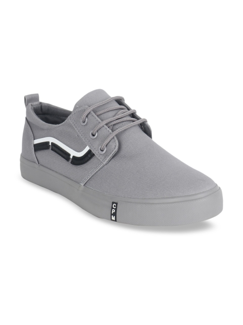 

CIPRAMO SPORTS Men Grey Canvas Sneakers
