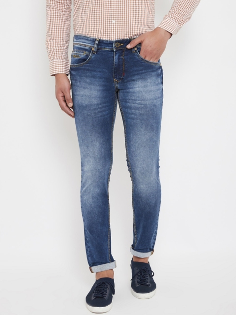 

Canary London Men Blue Smart Skinny Fit Heavy Fade Stretchable Jeans
