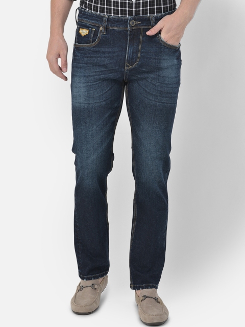 

Canary London Men Blue Smart Slim Fit Low-Rise Light Fade Stretchable Jeans