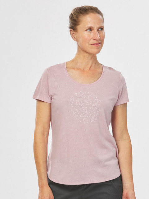 

Quechua By Decathlon Women Purple Hiking T-shirt