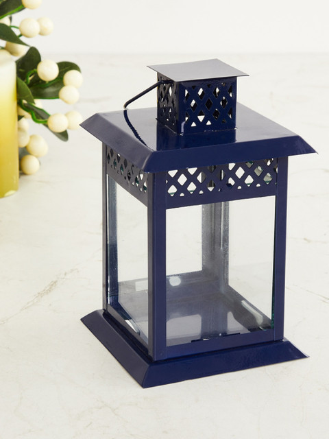 

Home Centre Blue Salsa Textured Metal Ceiling Lamp