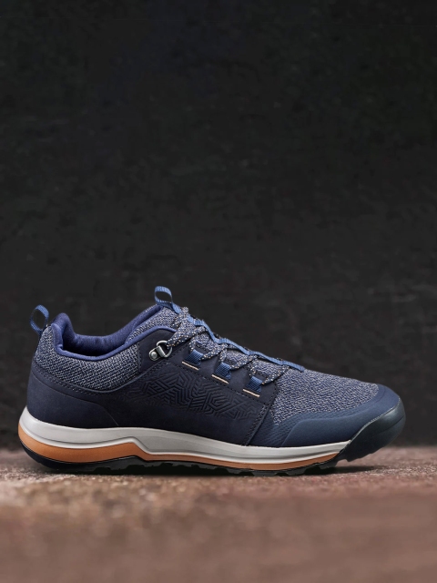 

Quechua By Decathlon Men Blue Textile Walking Non-Marking Shoes
