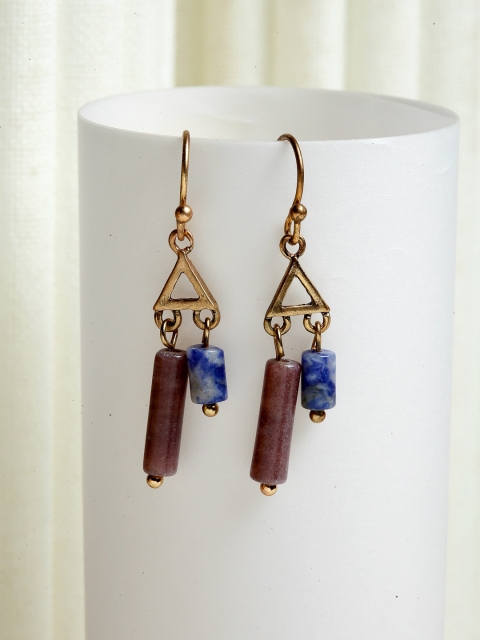 

Wild & Free Silver-Toned Quirky Drop Earrings