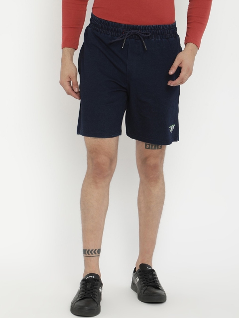 

V2 Value & Variety Men Navy Blue Denim Shorts