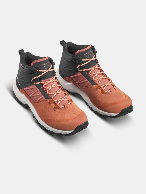 

Quechua By Decathlon Women Brown Trekking Non-Marking Shoes