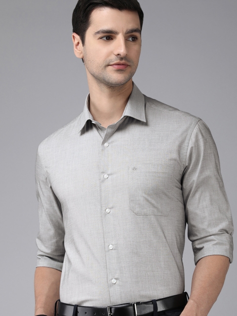 

Arrow Men Grey Original Self Designed Slim Fit Formal Shirt