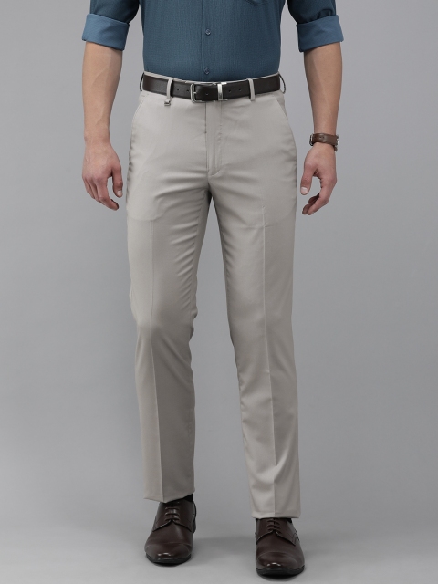

Van Heusen Men Grey Slim Fit Trousers