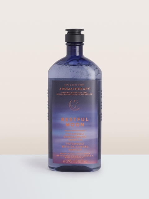 

Bath & Body Works Restful Moon Body Wash and Foam with Aloe Extract 295 ml, Blue