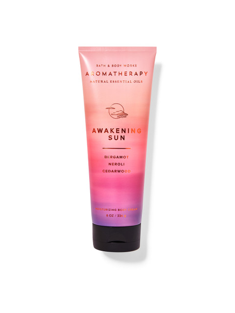 

Bath & Body Works Aromatherapy Awakening Sun Moisturizing Body Cream - 226 g, Pink