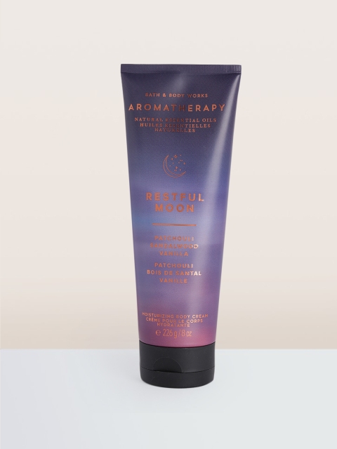 

Bath & Body Works Restful Moon Body Cream with Patchouli & Sandalwood 226 g, Blue