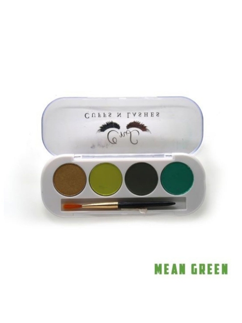 

CUFFS N LASHES Handy-Dandy Eyeshadow Palette - Mean Green, Multi