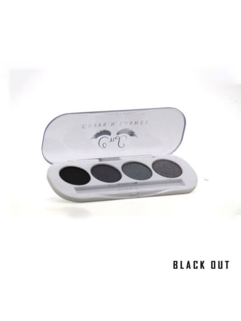 

CUFFS N LASHES Handy-Dandy Eyeshadow Palette - Black Out, Multi