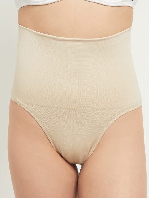 

max Women Brown Solid Corset Tummy Shaper